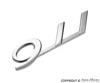 Porsche 911 Glove Box Lid Emblem – Silver 65-66901-559-303-20