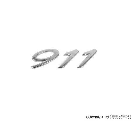 Porsche Chrome ”911” Emblem – 991 2012991-559-231-02