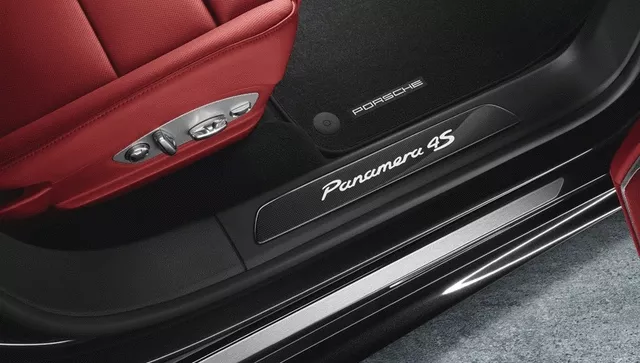 Porsche Door Entry Guards In Carbon – 97004480038 – Panamera97004480038