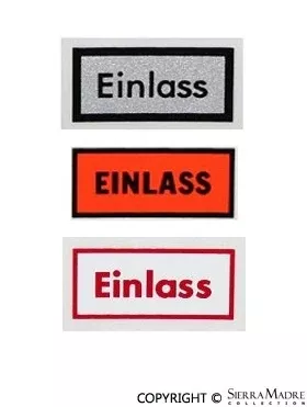 Porsche Einlass Oil Filter Decal SetSMC-701-004-00
