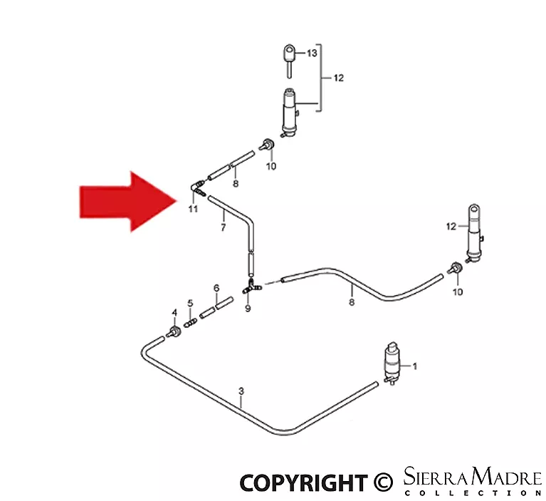 Porsche Elbow Fitting – Boxster/Cayman/911 07-12997-628-209-00