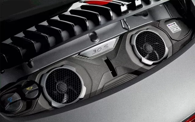 Porsche Engine Compartment Cover Painted Titanium Grey – 992 18-2399204410102