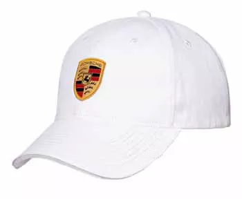 Porsche Genuine Porsche Baseball Cap Crest White – WAP0800040CWAP0800040C