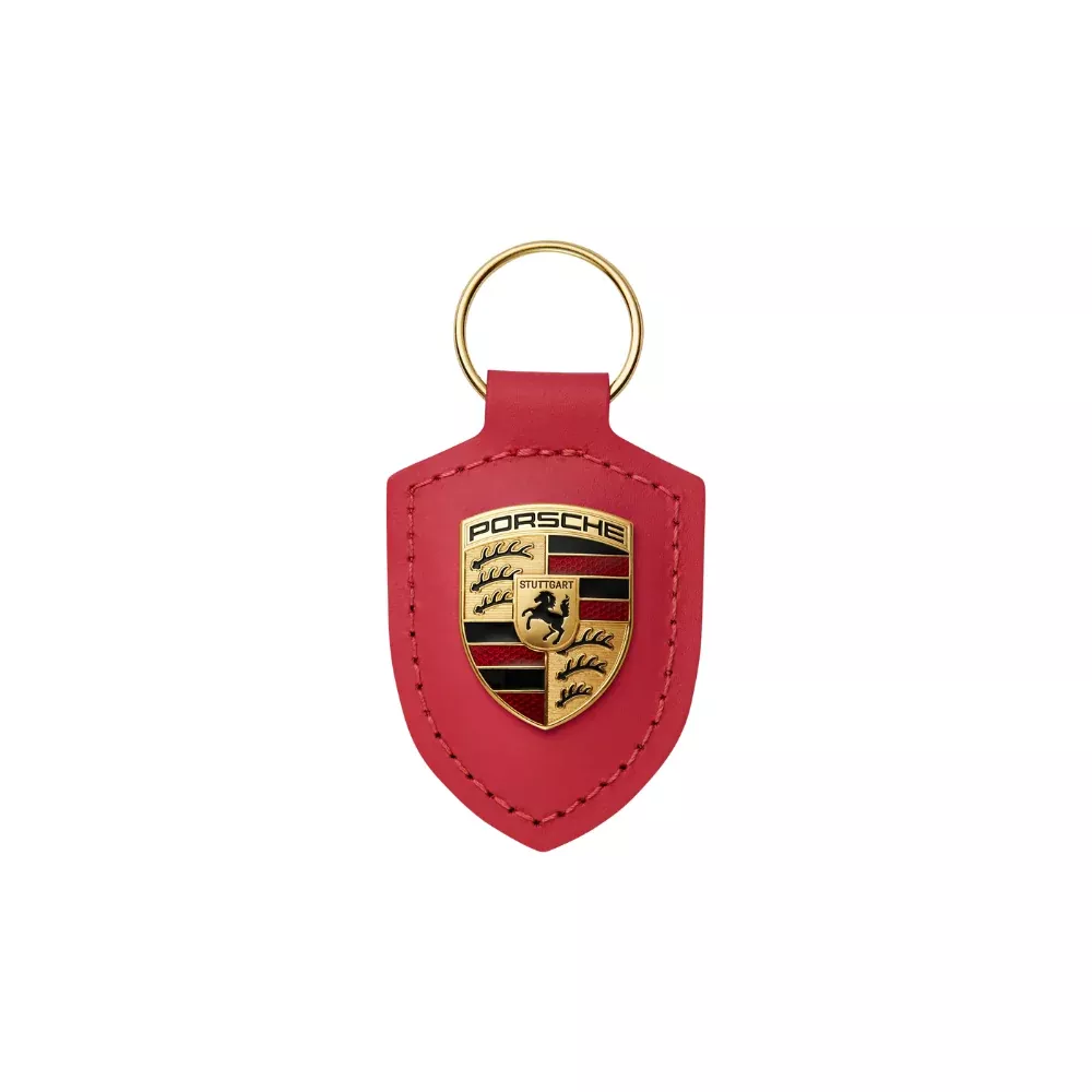 Porsche Genuine Porsche Crest Key Ring Red – WAP0500920EWAP0500920E