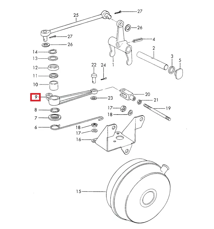 Porsche Intermediate Shift Lever – 914 70-76905-116-071-00
