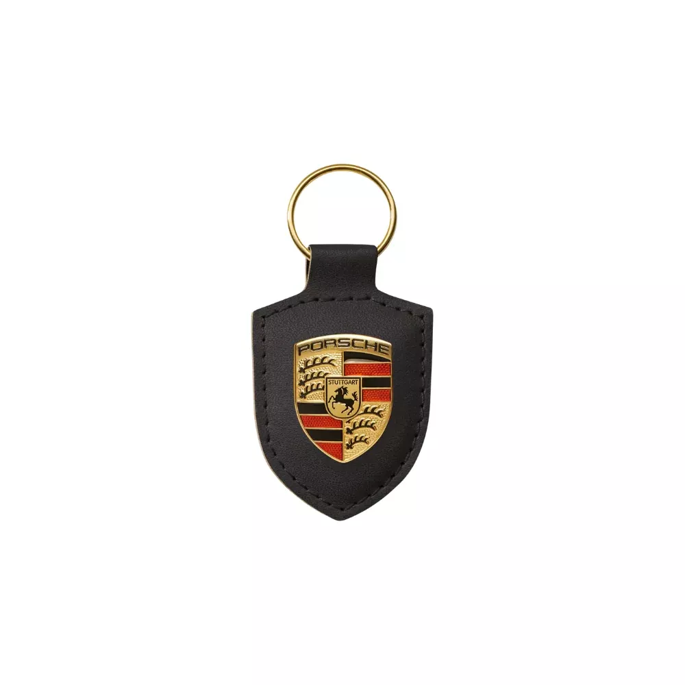 Porsche Leather Keyring With Porsche Emblem BlackWAP0500900E