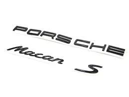 Porsche Logotype & Model Designation Painted – 95B04480281041 – Macan 15-2395B04480281041