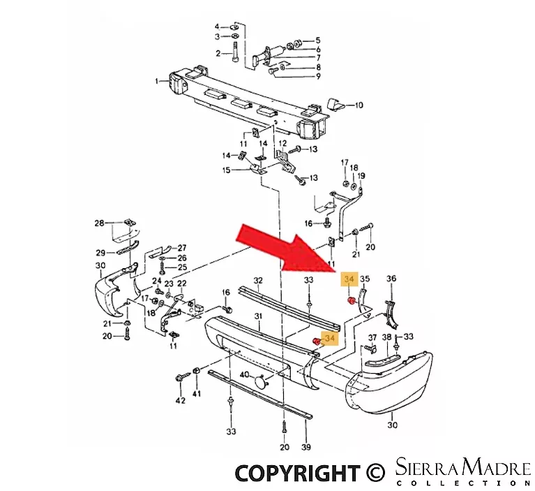 Porsche M5 Nut – 964 89-94999-084-078-02