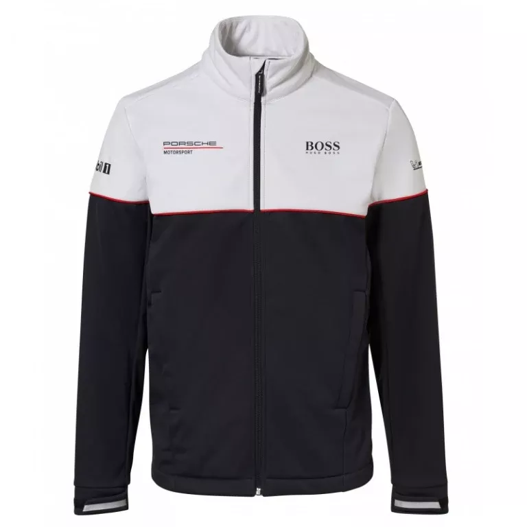 Porsche Motorsport Collection Softshell Jacket Black/WhiteWAP4353XL0L0MS