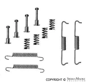 Porsche Parking Brake Shoe Hardware Kit – Cayenne 03-06 – 08-10955-352-945-01