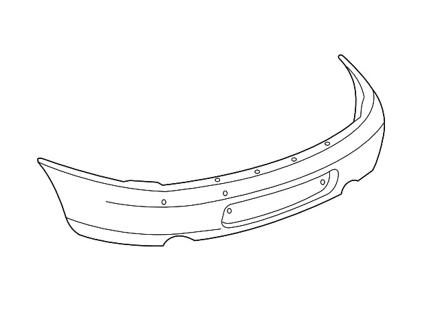 Porsche Rear Bumper Guard – 911 99-01996-505-411-22