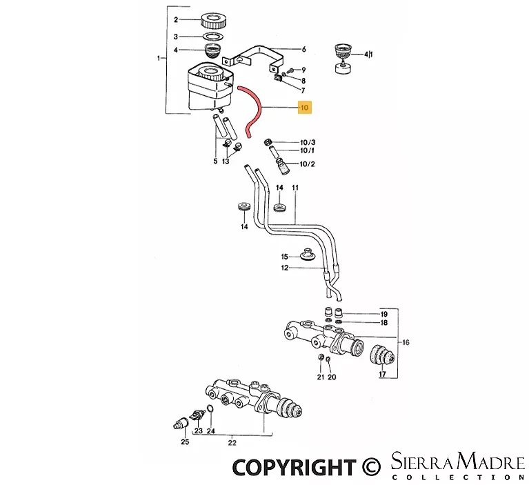 Porsche Rubber Hose - 911 74-89N-020-361-2