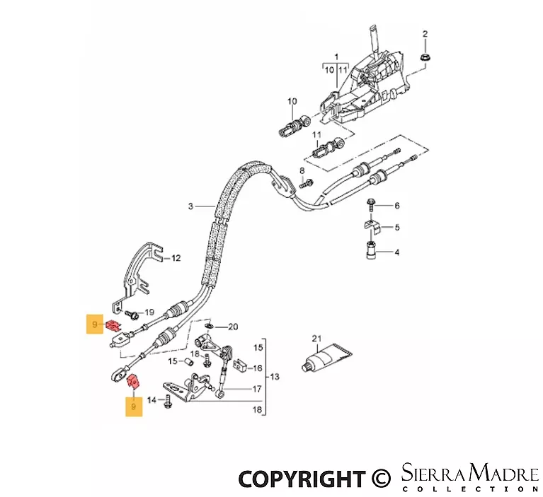 Porsche Securing Clip – Boxster 97-04986-424-049-01