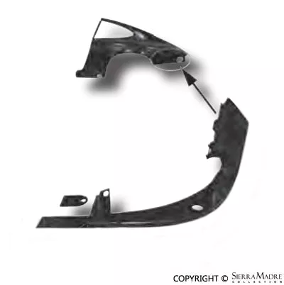 Porsche Taillight Support – Left – Coupe – 911/912 69-73591055