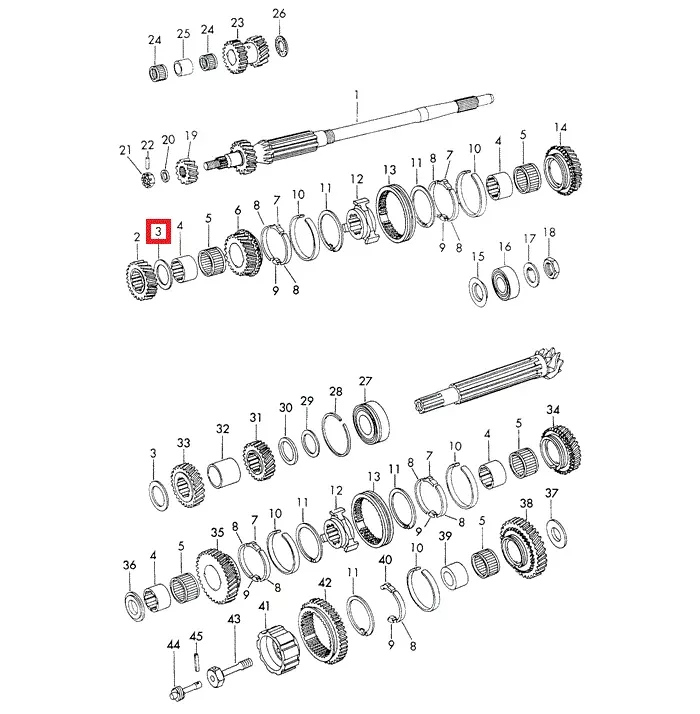 Porsche Trans Spacer – 914 70-76901-302-294-01