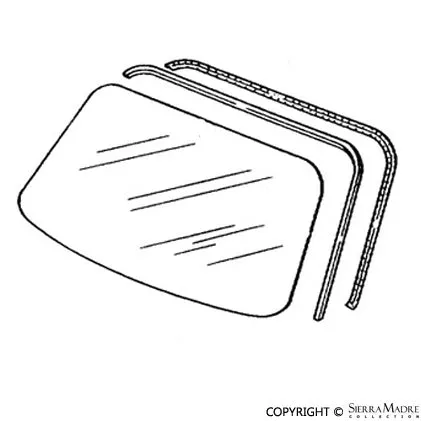 Porsche Windshield – Tinted – Upper Shaded – Boxster 97-04