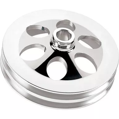 Power Steering Pulley 2 Groove Press on 77-GM