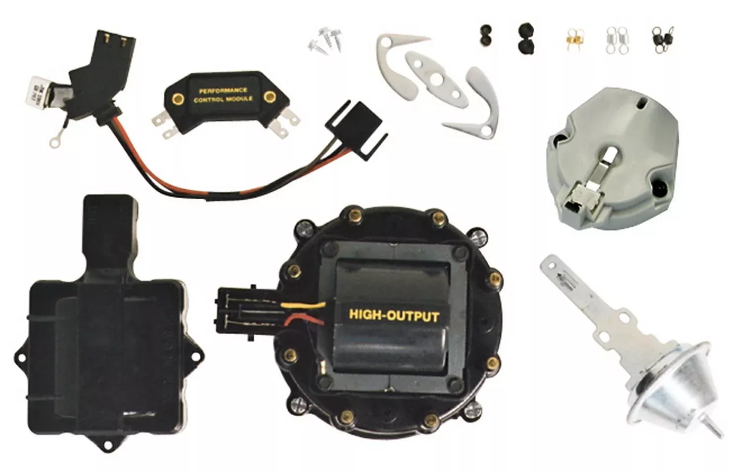 ProForm GM HEI Distributor Tune-Up Kit, Model 66945BKC, Black Cap