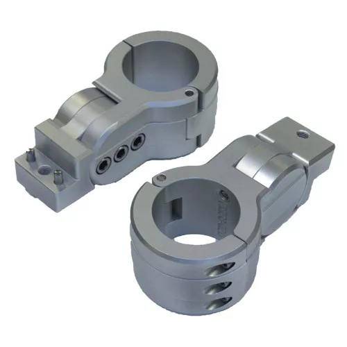 PTM Edge Board Rack Mounts - 2.5" Pipe Clamp - Grey