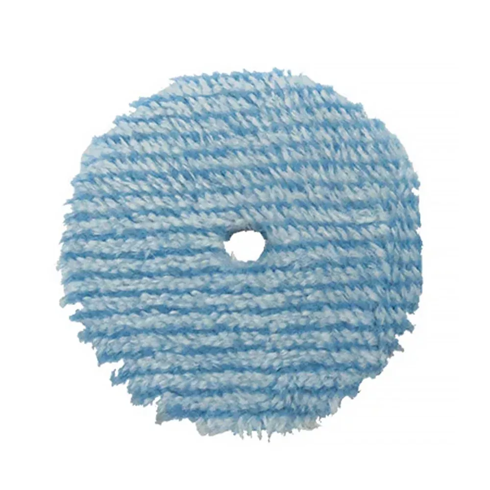 PUREWAX Blue & White Wool Heavy Cutting Pad 6.5″ Hook & Loop DA Polishers