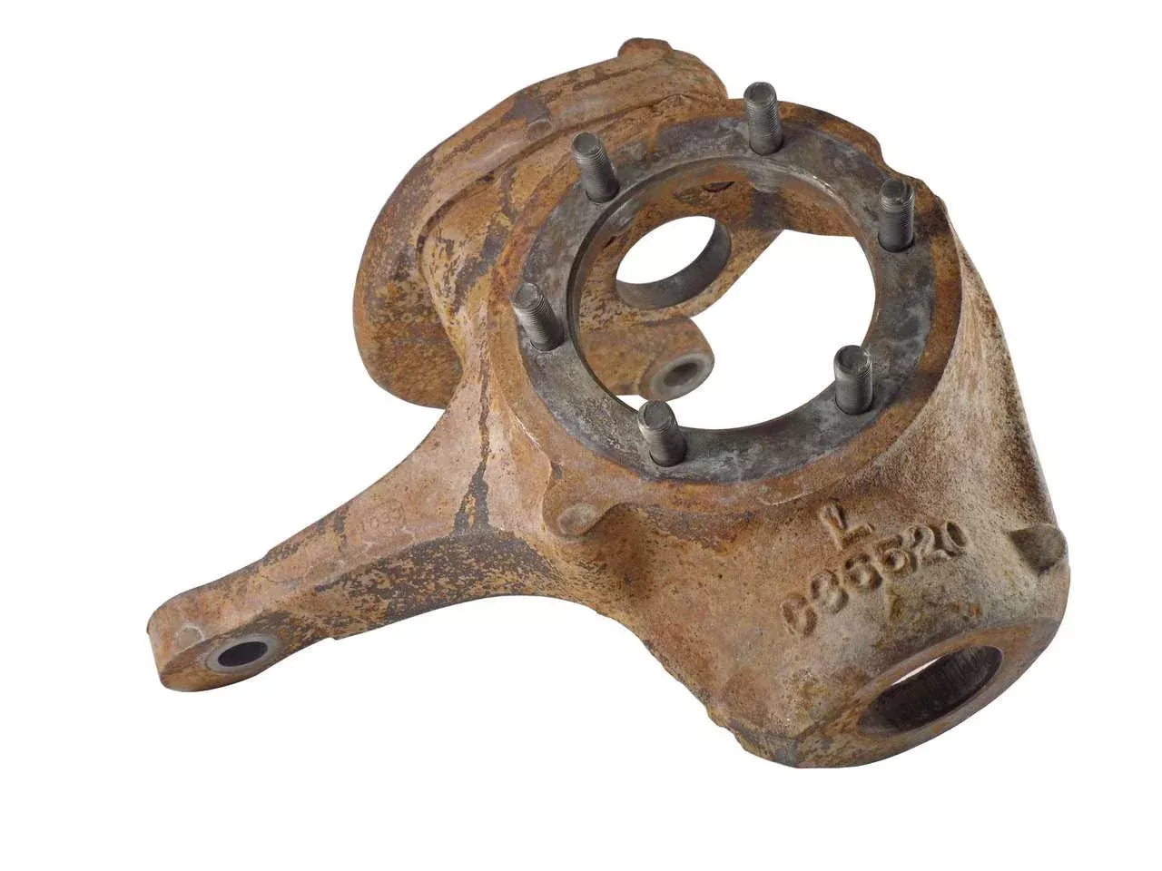 QU11361U Used Left Steering Knuckle with Steering Arm for 1972-1974 W100