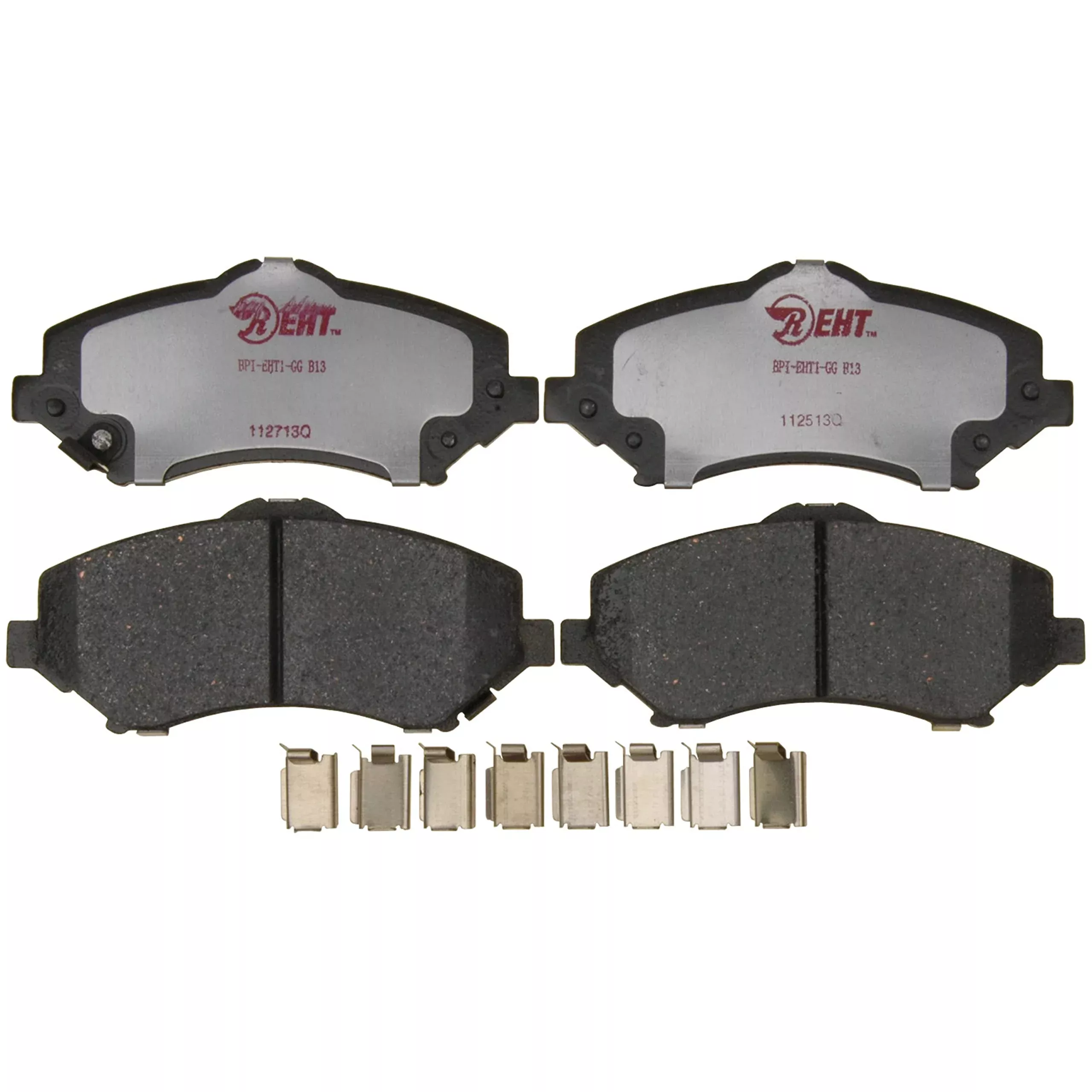 Raybestos Element3 Eht™ Replacement Front Brake Pad Set For Select Jeep Wrangler/Liberty, Chrysler Town&Country, Dodge Grand Caravan/Journey/Nitro Model Years (Eht1273H)