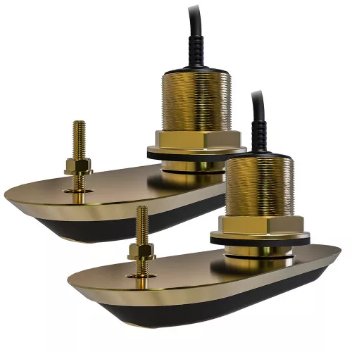 Raymarine RV-212 RealVision 3D™ Bronze Thru-Hull Transducer Pair Pack - 12° - 8M CableY-Cable