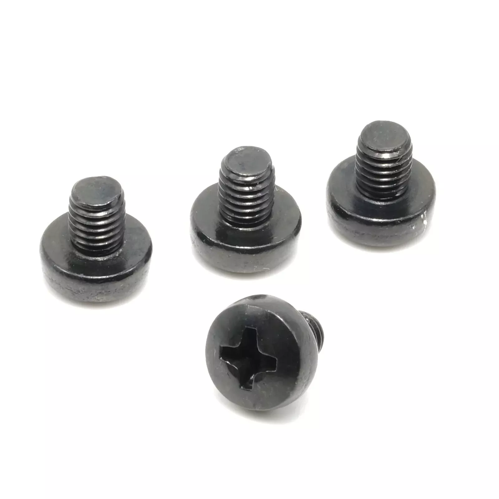Replacementscrews Rear License Plate Screws Compatible With Tesla Model Y (My) – Stainless Steel – Black Oxide – Standard Length (Pack Of 4)