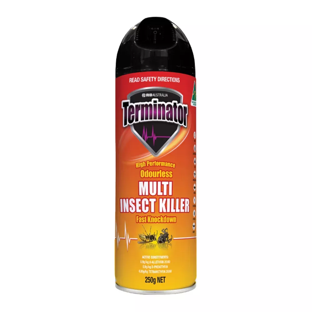 RID Terminator Multi Insect Killer 250g Spray High Performance Odourless Bug