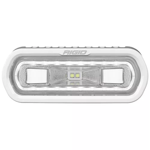 RIGID Industries SR-L Series Marine Spreader Light - White Surface Mount - White Light w/White Halo