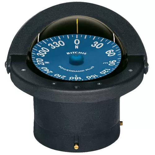 Ritchie Marine SS2000 SuperSport Flush Mount Boat Compass Black 4 1/2" Flat Dial