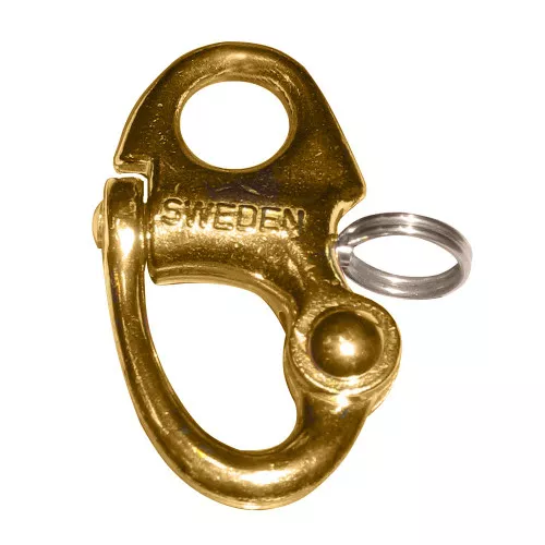 Ronstan Brass Snap Shackle - Fixed Bail - 59.3mm(2-5/16") Length