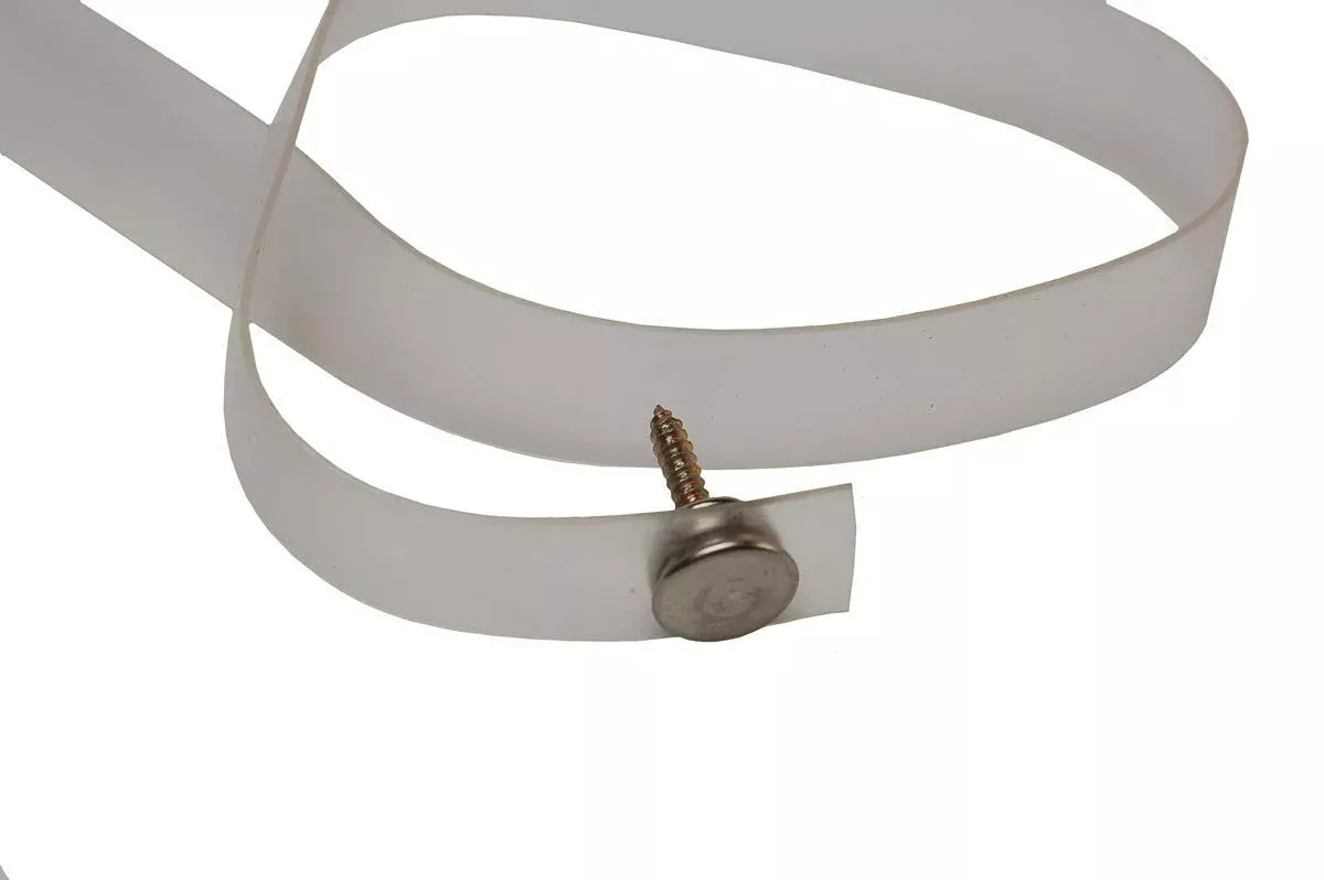 Rv Designer A750, Curtain Tieback, Clear Plastic, 18 Inch, Window Covering