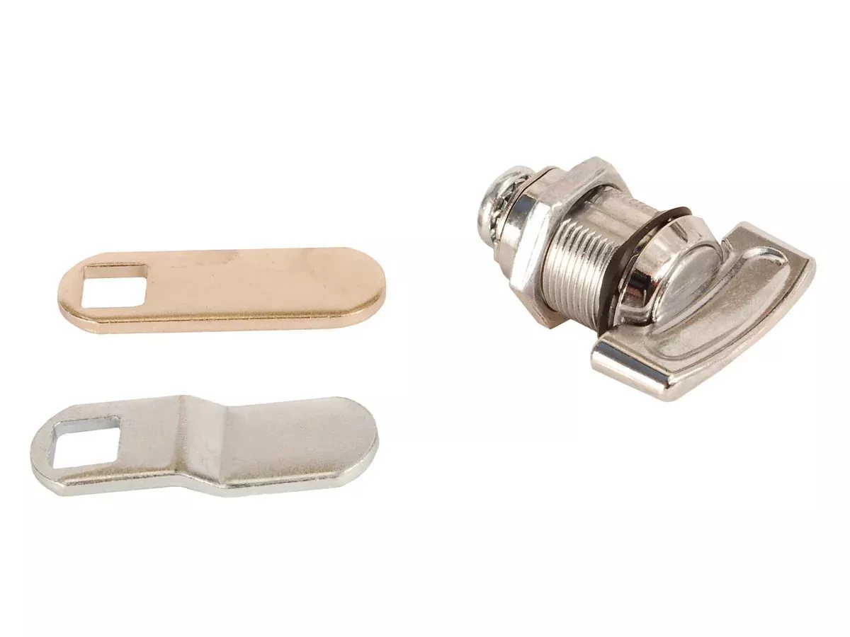 Rv Designer L525, Non-Locking Compartment Lock, Thumb Turn, Weather Resistant, 5/8 Inch, Outdoor Hardware