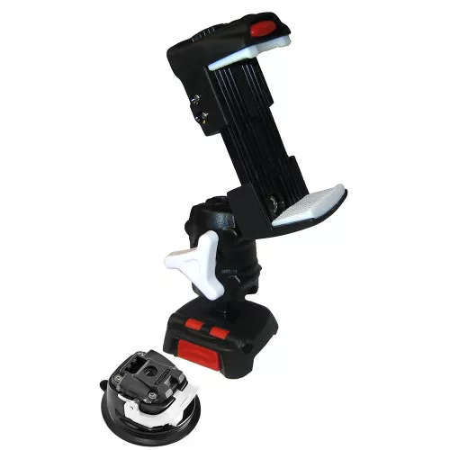 ScanStrut ROKK Mini Kit w/Universal Phone Clamp, Adjustable ArmMini Suction Cup Base