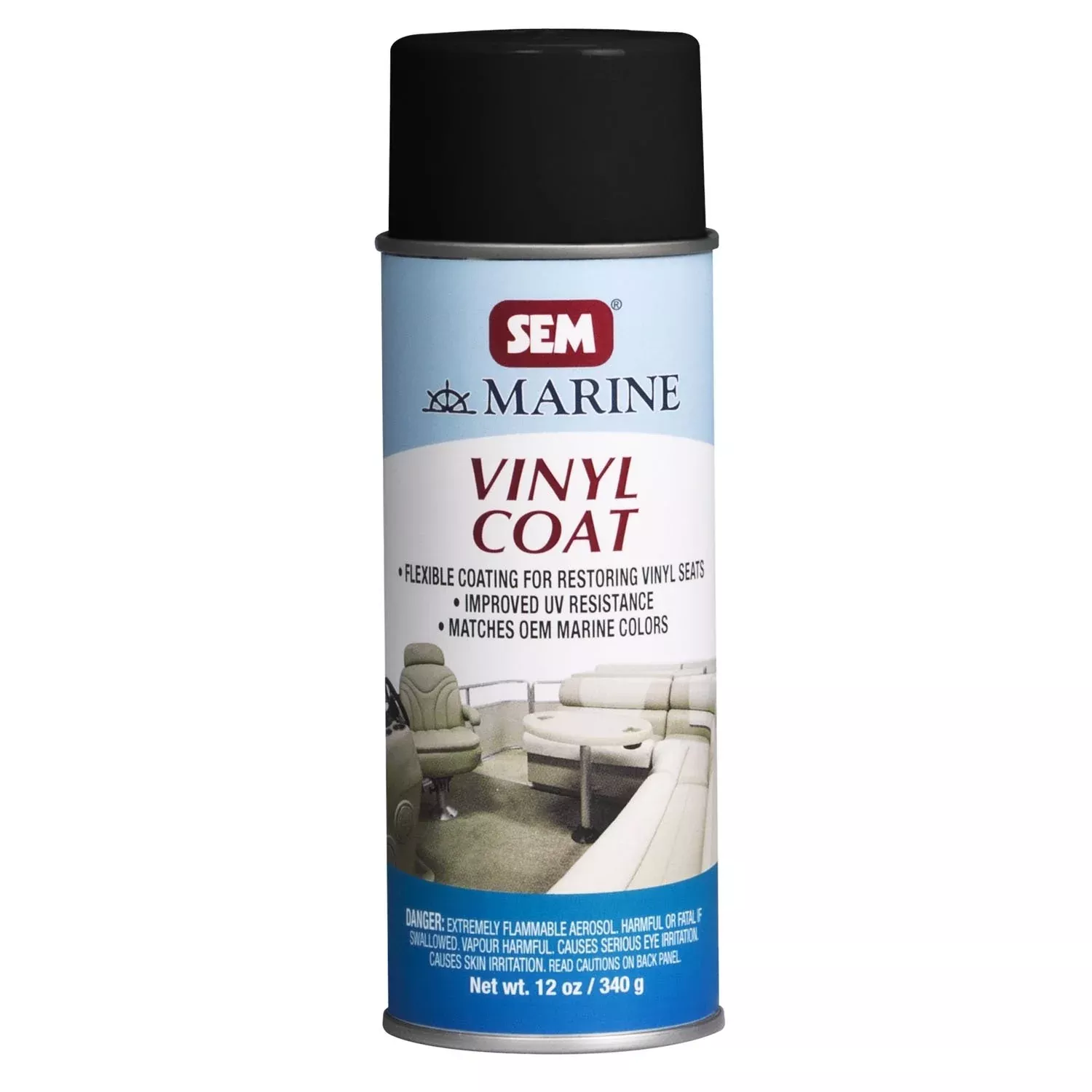 Sem M25053 Ranger Black Marine Vinyl Coat – 12 Oz.