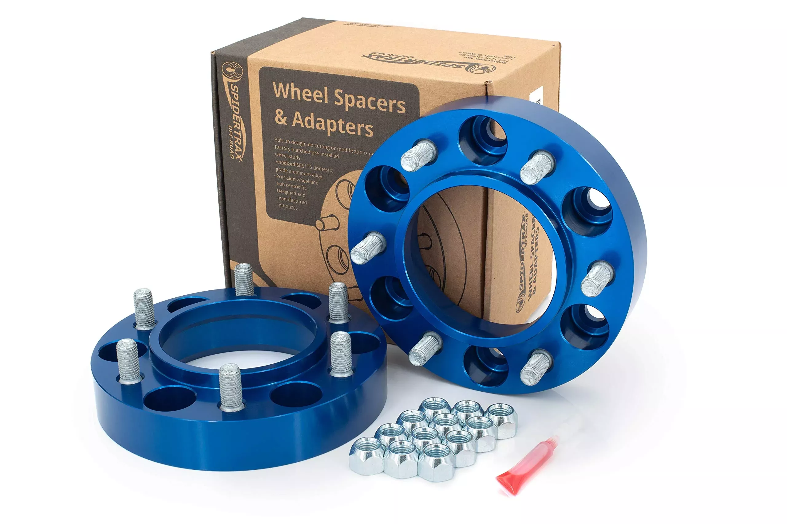 Spidertrax Whs007 Blue Wheel Spacer Kit