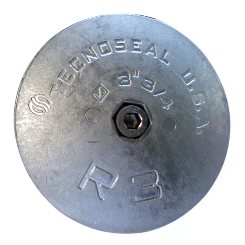 Tecnoseal R3MG - Magnesium - 3-3/4" Diameter Rudder Trim Tab Disc Anode