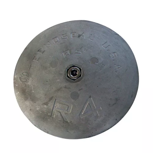 Tecnoseal R4 Rudder Anode - Zinc - 5" Diameter x 5/8" Thickness