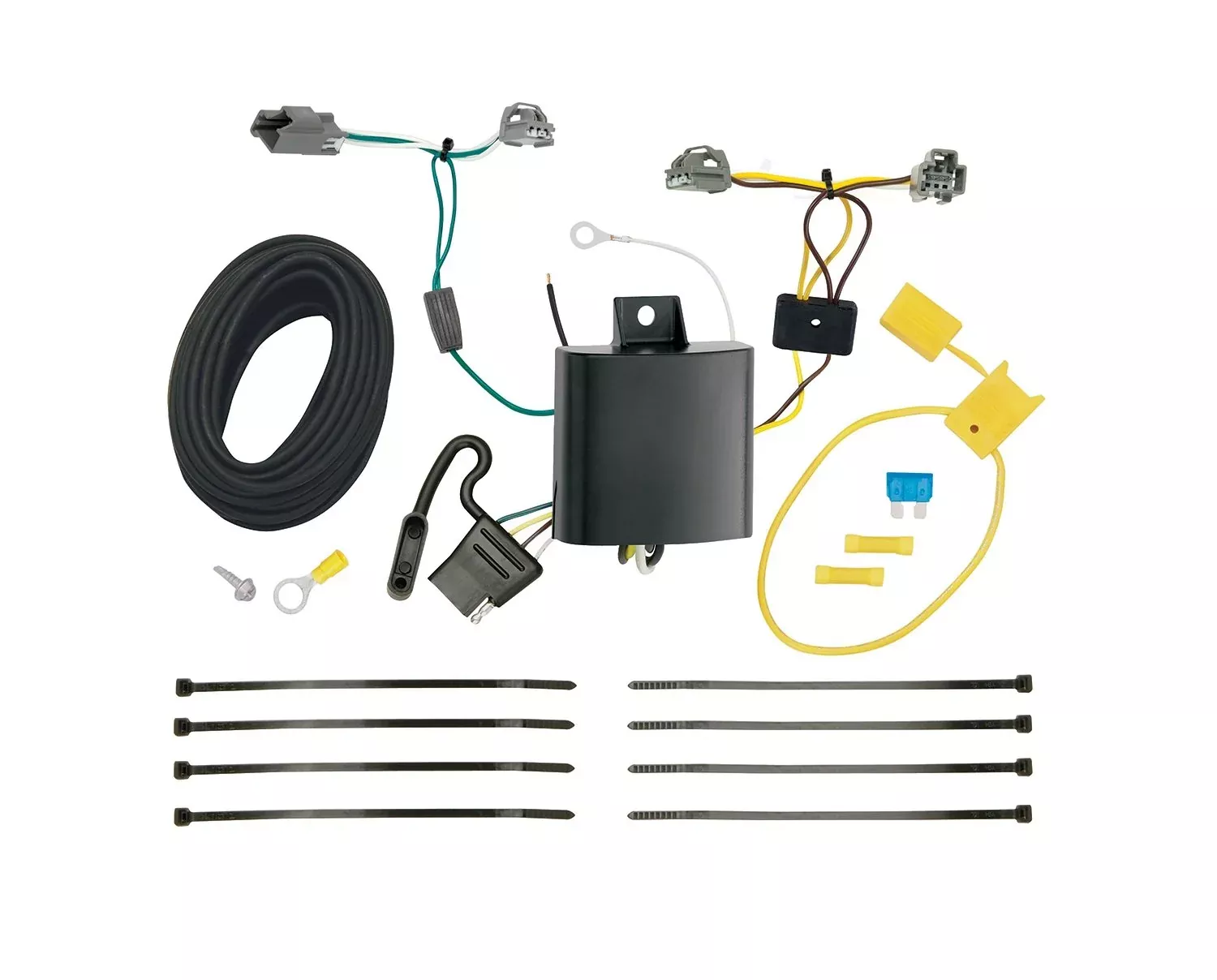 Tekonsha T-One T-Connector Harness, 4-Way Flat, Compatible With Select Chevrolet Cruze