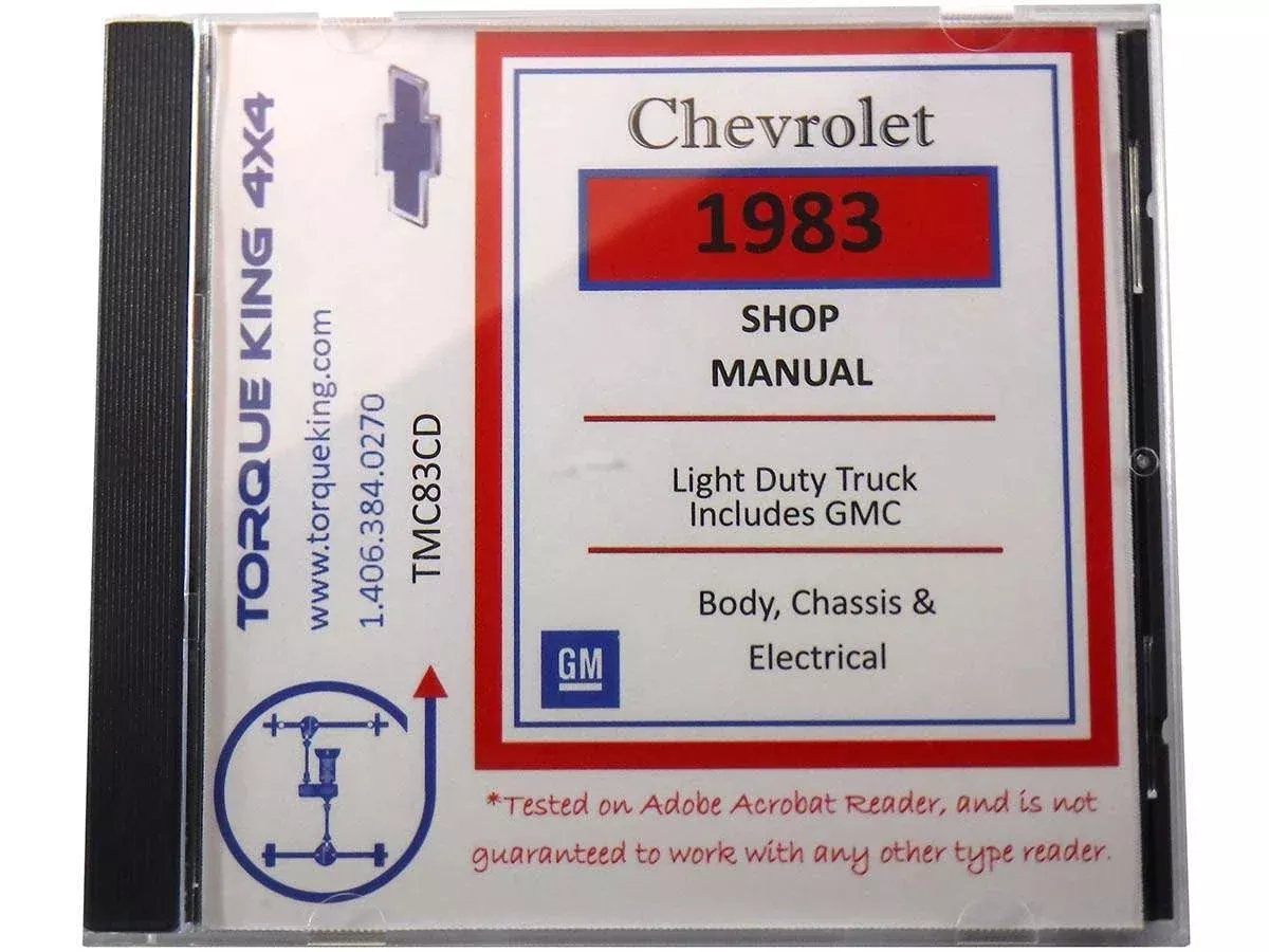 TMC83USB 1983 GM Shop Manual USB