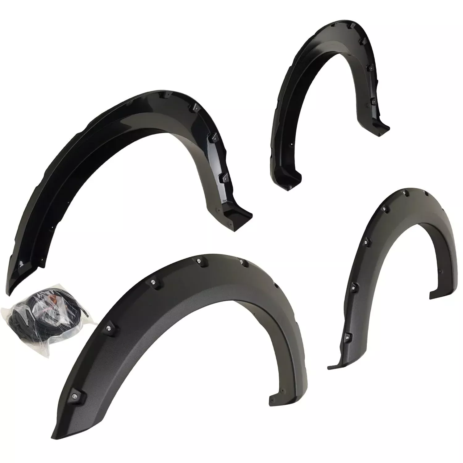 Trailfx Pfff3006T Fender Flares;Textured;Set Of 4