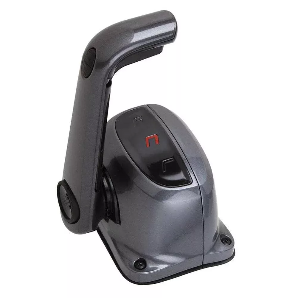 Uflex Single Lever Top Mount Control W/Neutral Lock & Trim Switch – Black