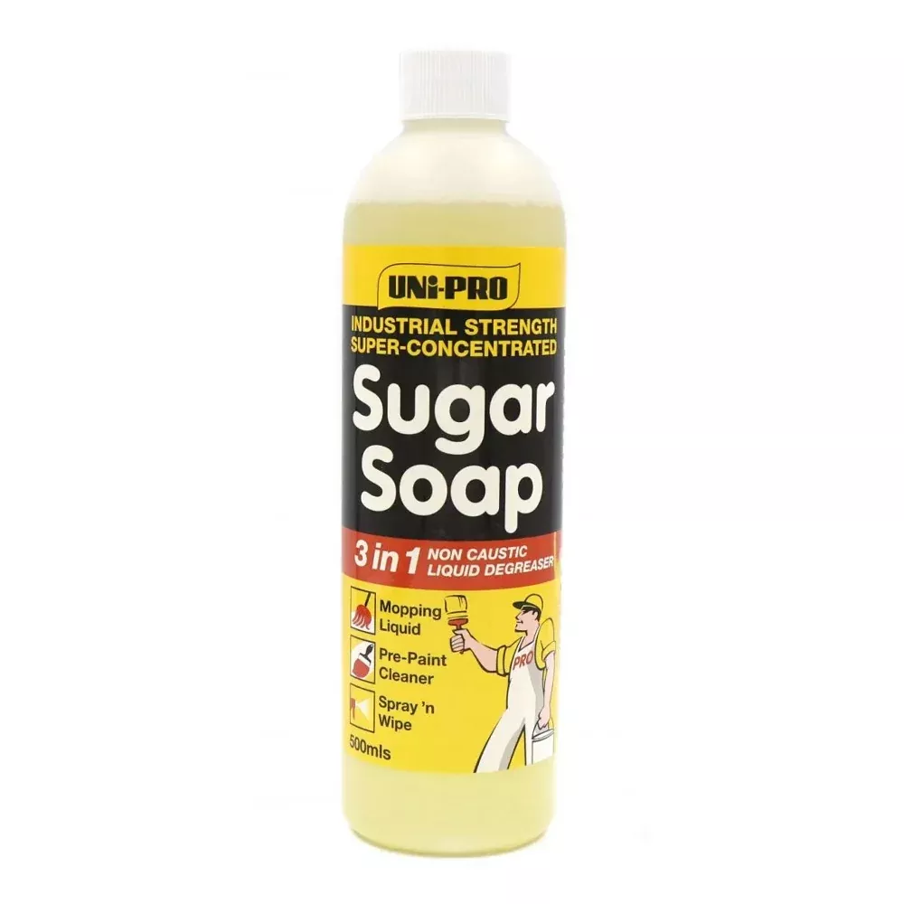 UNI-PRO Sugar Soap 500ml 3-in-1 Super Concentrate High Foaming Non-Caustic
