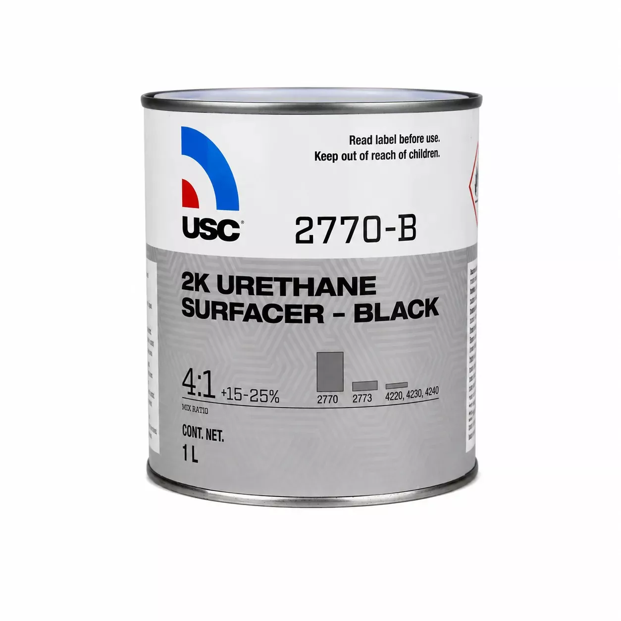 USC 2770-B 2K Urethane Surfacer Black 1L
