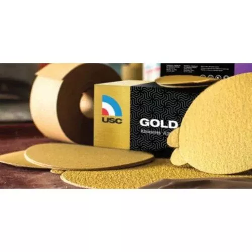 USC Gold Pro 6″ PSA Abrasive Disc – Box of 50