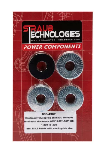 Valve Spring Shim Kit 16 Each .015/.030/.060