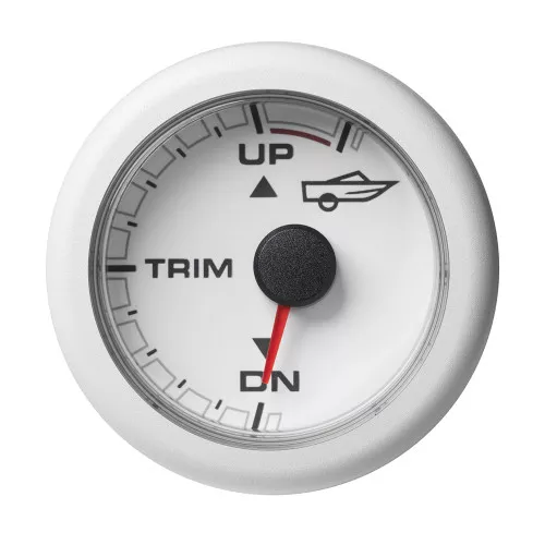 VDO Marine 2-1/16" (52mm) OceanLink Engine Trim Gauge - White DialBezel