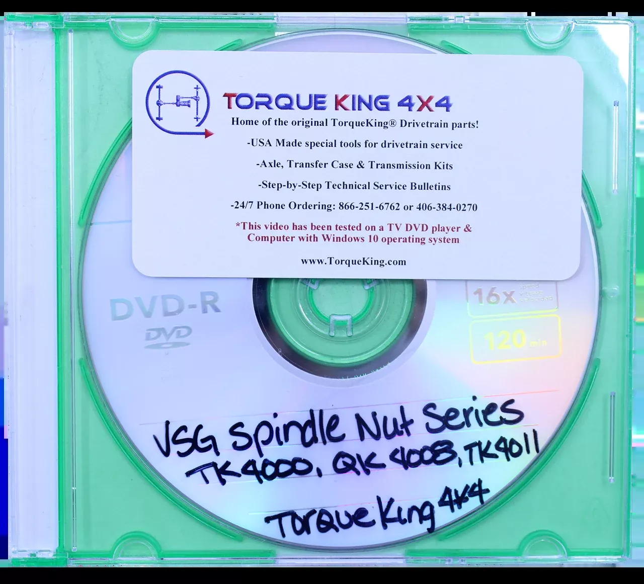 VSG Spindle Nut Service Series