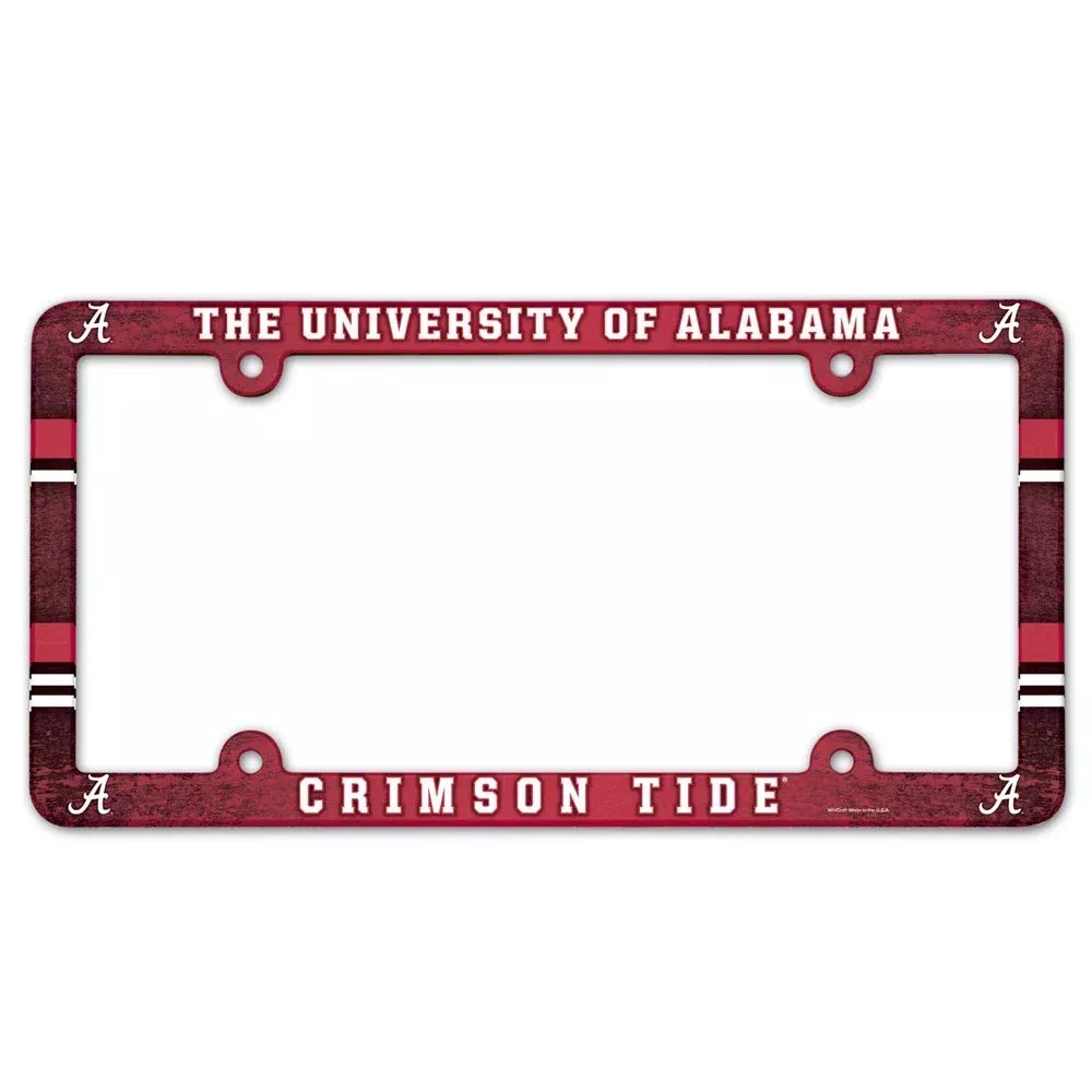 Wincraft Ncaa University Of Alabama Lic Plate Frame Full Color